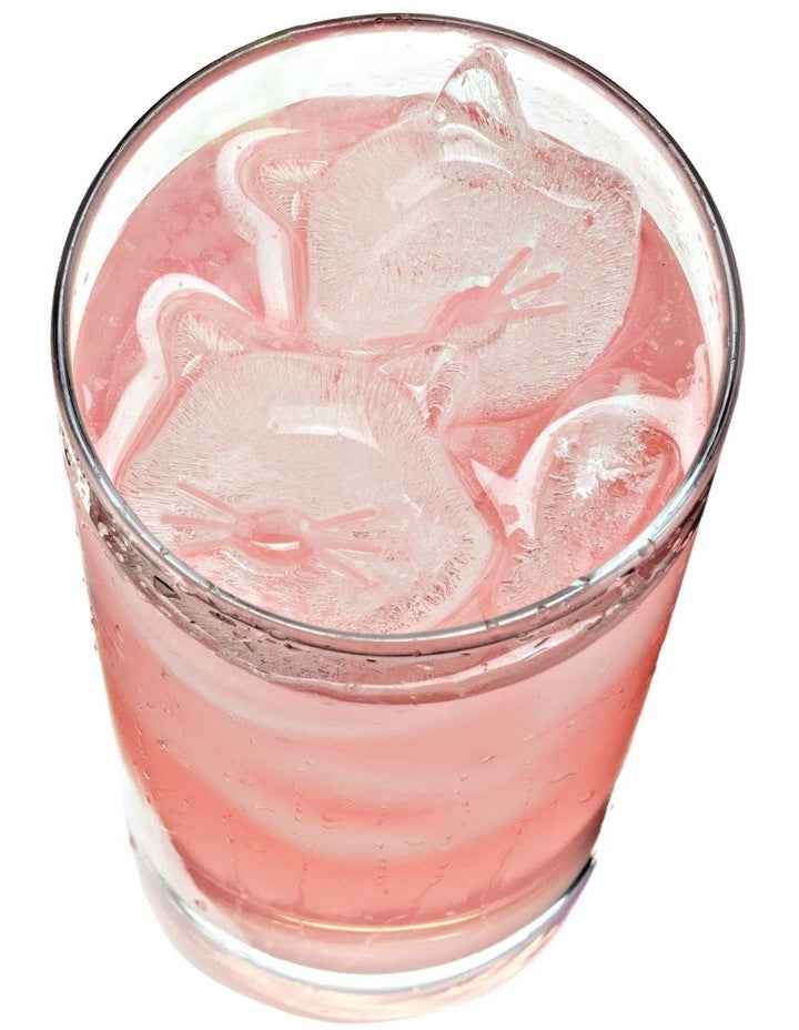 Meow Ice Cube Tray in Pink