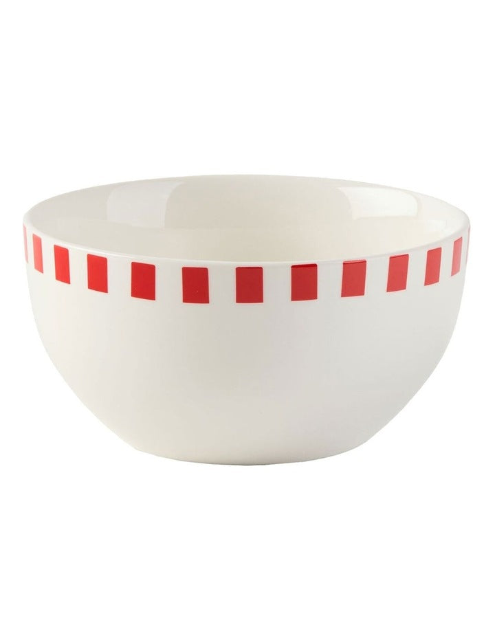 Winnie Dinner Set 12 Pieces in Red/White