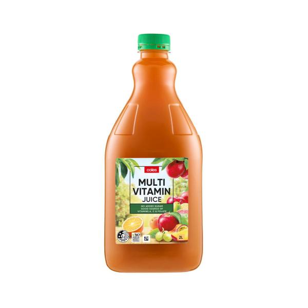 COLES JUICE:MULTI VITAMIN:.:2 LITRE