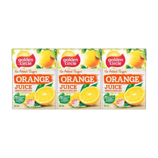 GOLDEN CIRCLE FRUIT JUICE 6PK:ORANGE:.:6 PACK