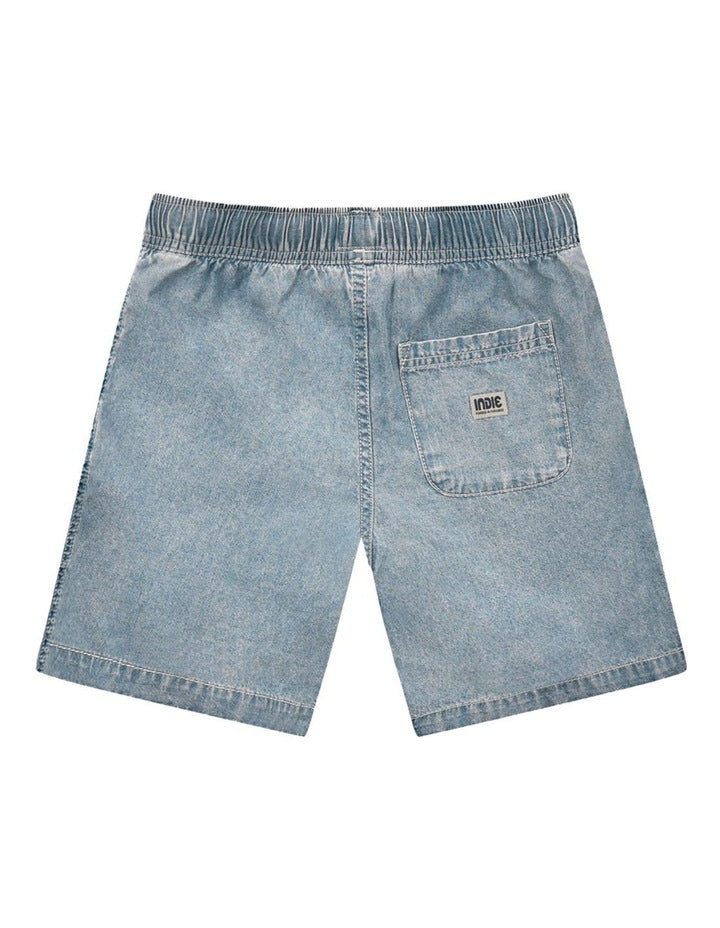 The Marley Comfort Short (3-7 Years) in Indigo