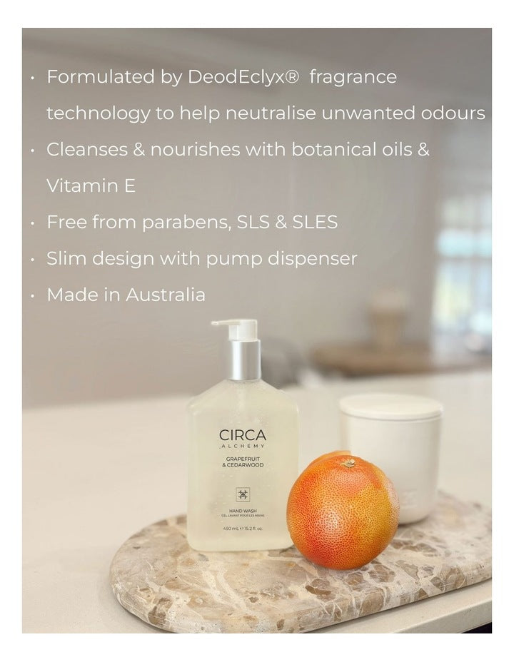 Alchemy Grapefruit And Cedarwood Hand Wash 450ml