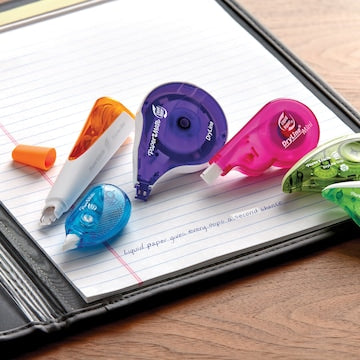 Paper Mate Liquid Paper Dryline i Mini White Out Correction Tape 3 pack