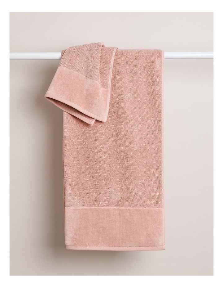 Velour Spa Towel Pack in Pink