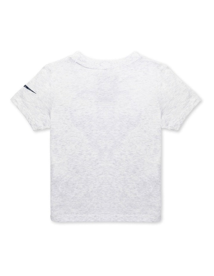 Swoosh On Pointe Graphic Tee in Grey