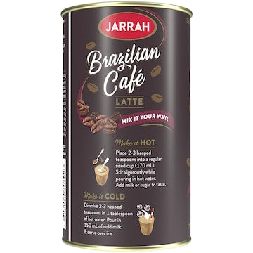 Jarrah Brazilian Café Latte Instant Coffee 250g