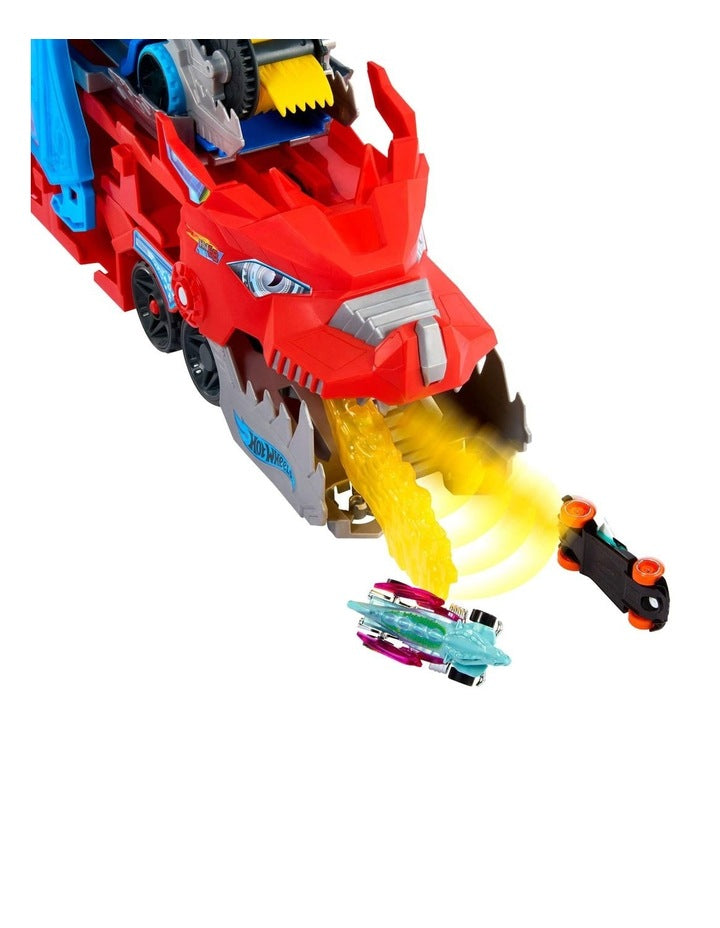 City Hot Wheels Ultimate Dual Dragon Transporter