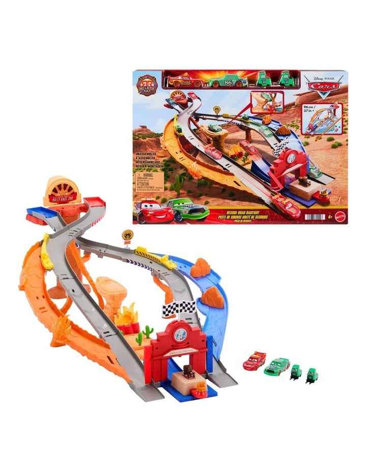 Radiator Springs Race & Rescue Road Raceway Car Playset
