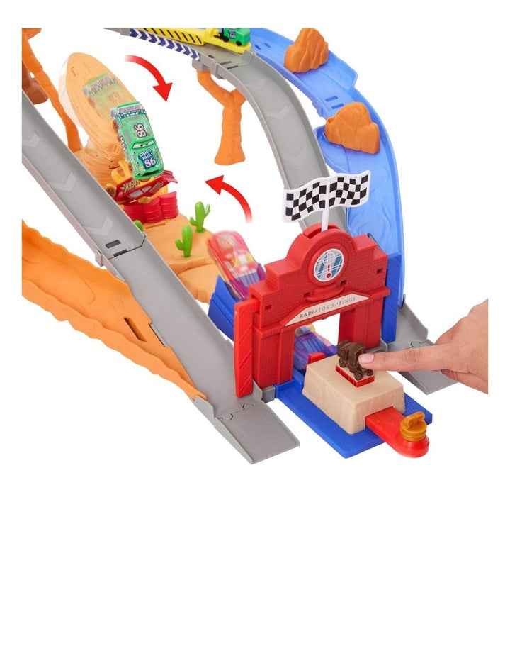 Radiator Springs Race & Rescue Road Raceway Car Playset