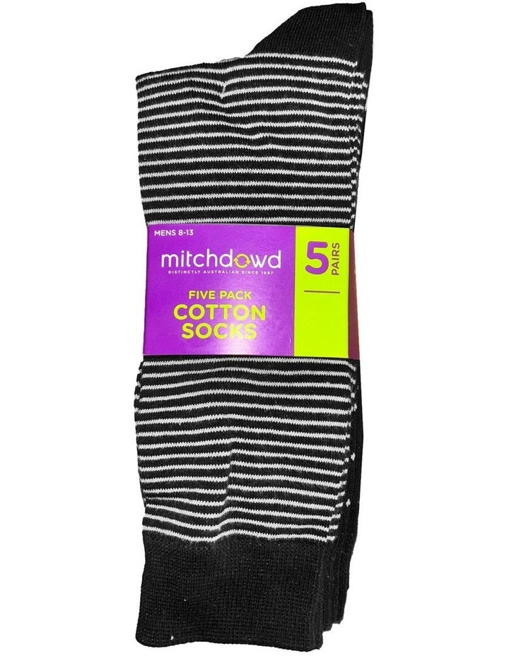 Pattern Socks 5 Pack in Multi