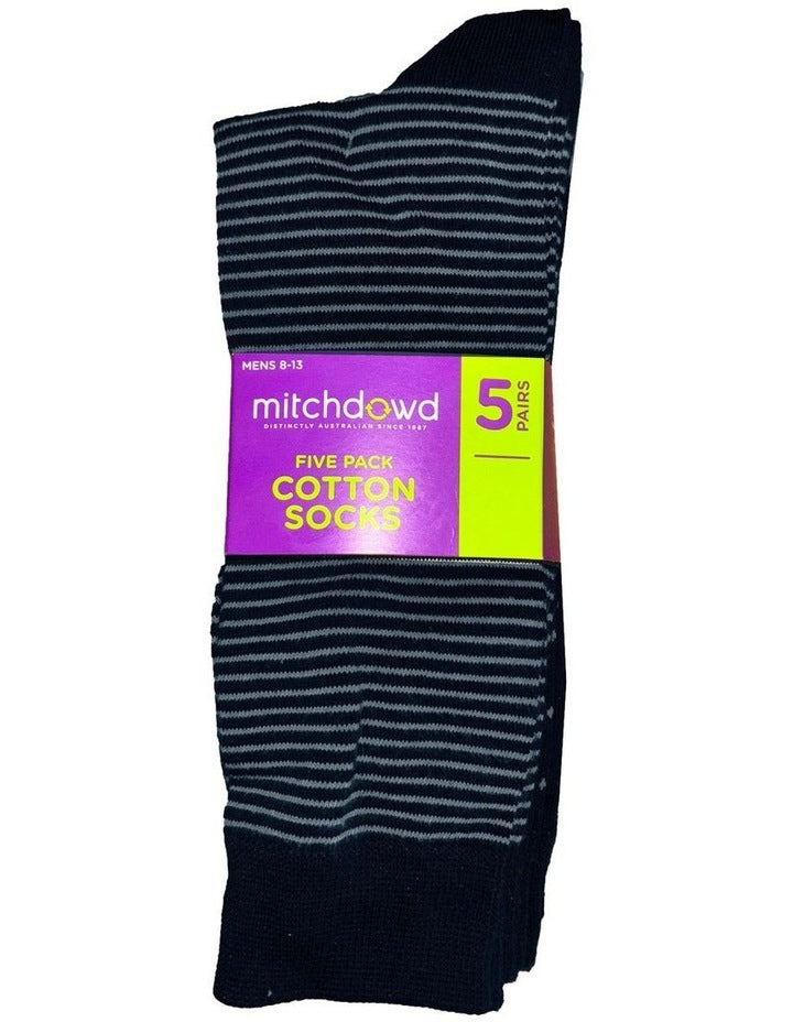 Pattern Socks 5 Pack in Multi