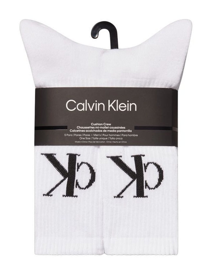 Cotton Socks 5 Pack in White