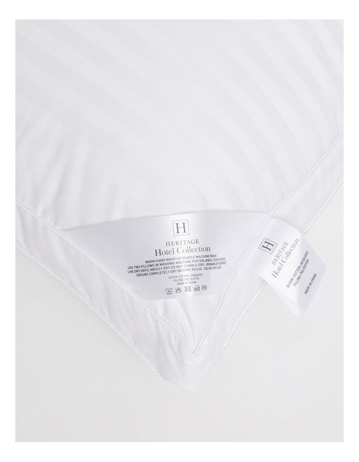 Heritage Hotel Collection Pillow in White