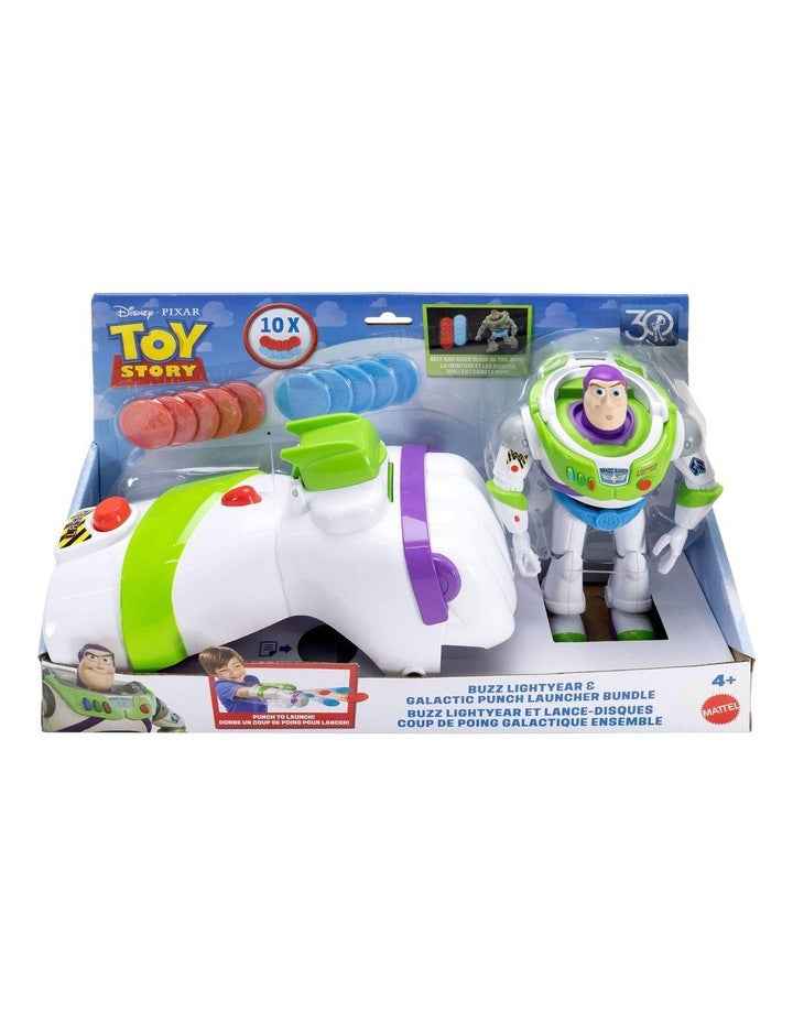 Toy Story Buzz Lightyear 18cm Figure & Punch Launcher Toy