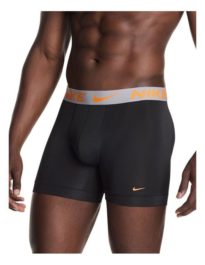 Everyday Micro Boxer Briefs 3 Pack in Black