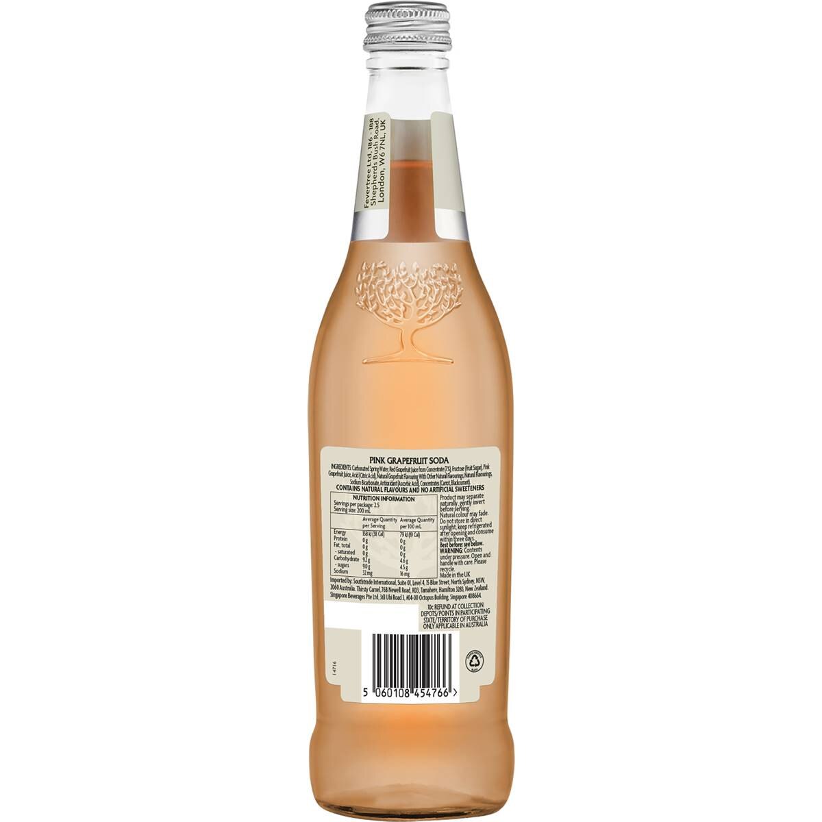 Fever-Tree Pink Grapefruit Soda 500mL