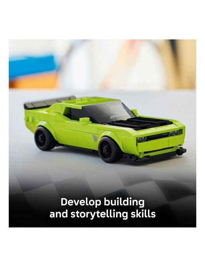 Speed Champions Dodge Challenger SRT Hellcat Sports Car 77237