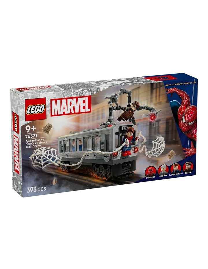 Super Heroes Marvel Spider-Man vs. Doc Ock Subway Train Scene 76321 Toy