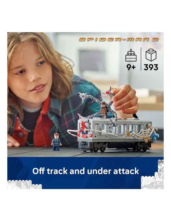 Super Heroes Marvel Spider-Man vs. Doc Ock Subway Train Scene 76321 Toy