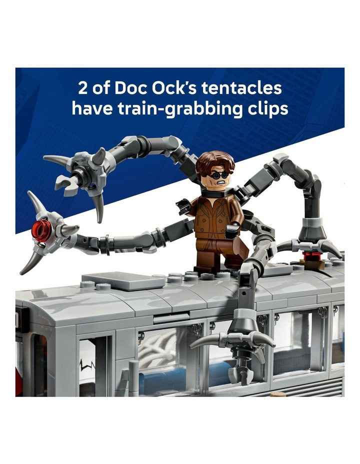 Super Heroes Marvel Spider-Man vs. Doc Ock Subway Train Scene 76321 Toy