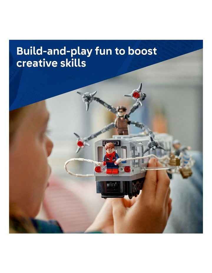 Super Heroes Marvel Spider-Man vs. Doc Ock Subway Train Scene 76321 Toy