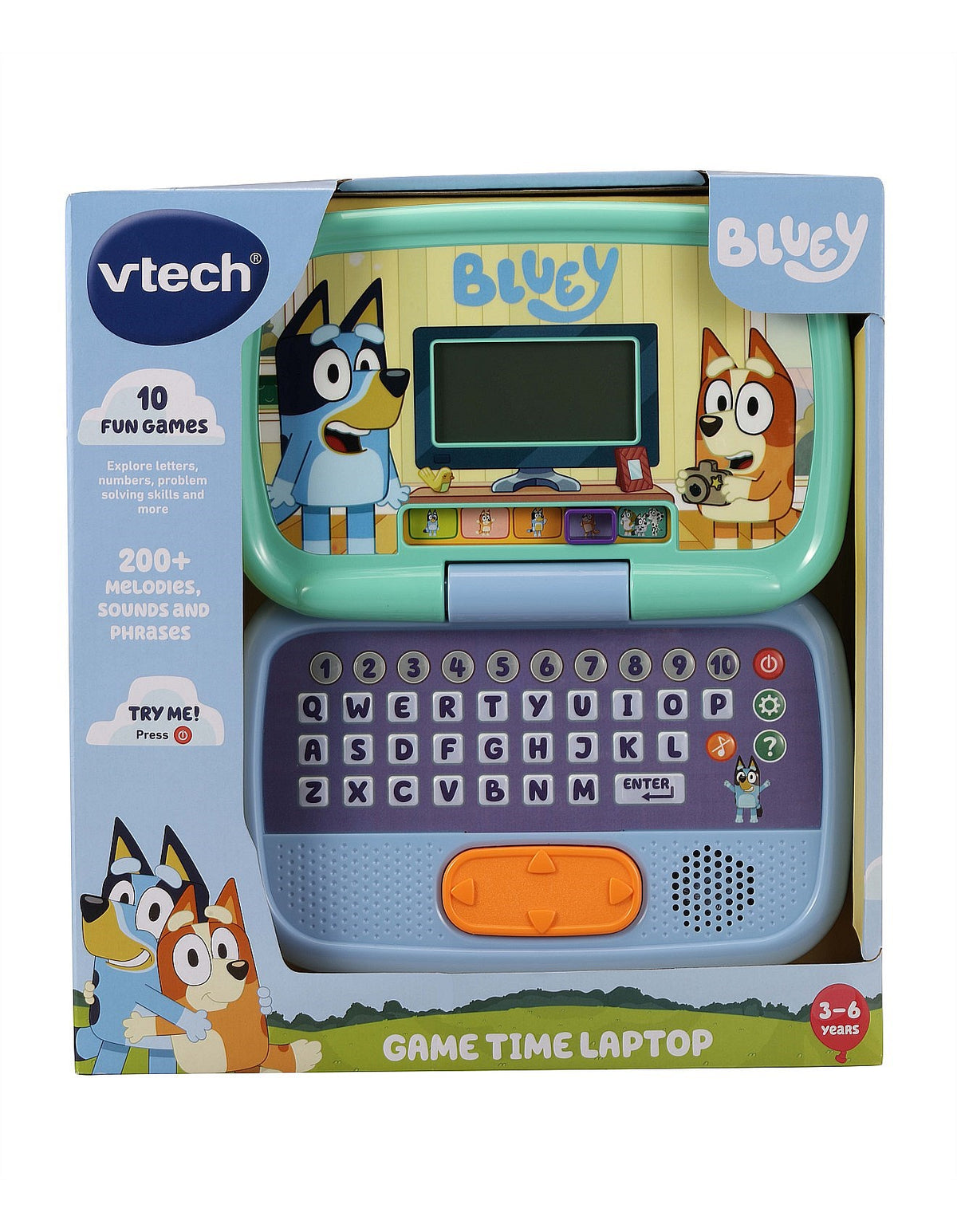 BLUEY GAME TIME LAPTOP