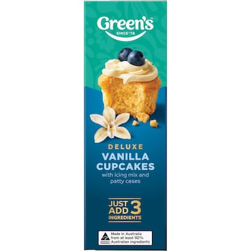 Green's Deluxe Vanilla Cupcake Mix 490g