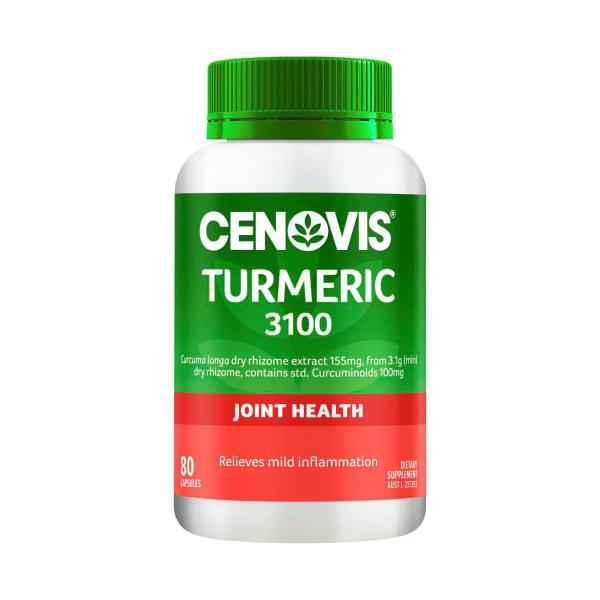 Turmeric 3100 Capsules w. Curcuminoids For Joints