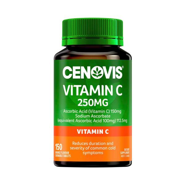 CENOVIS VITAMIN C 250MG TABLETS 150 PACK
