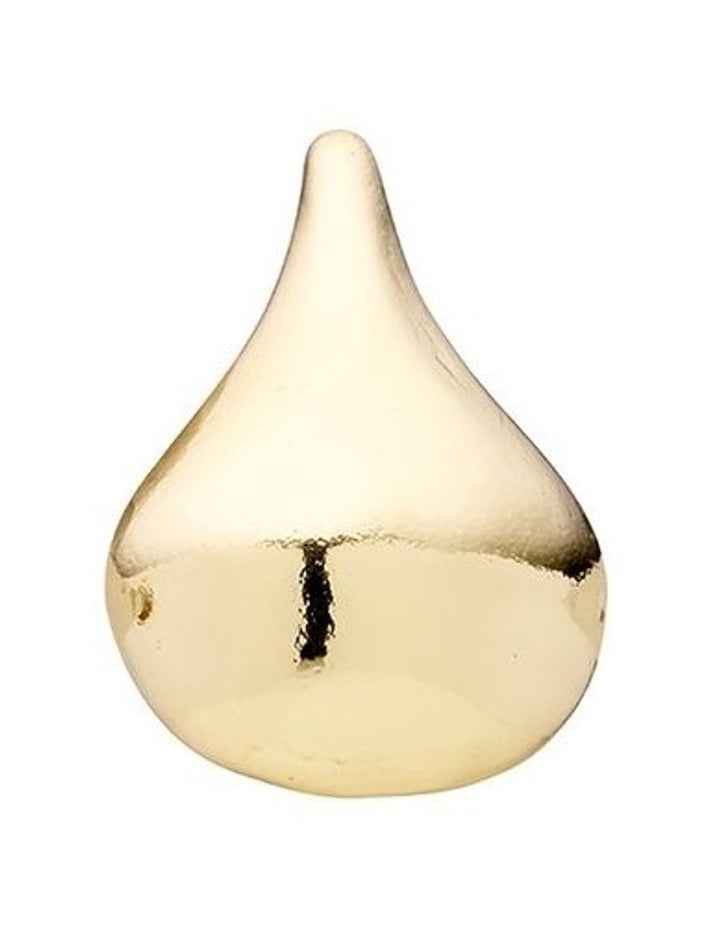 Plain Tear Drop Earrings in Gold