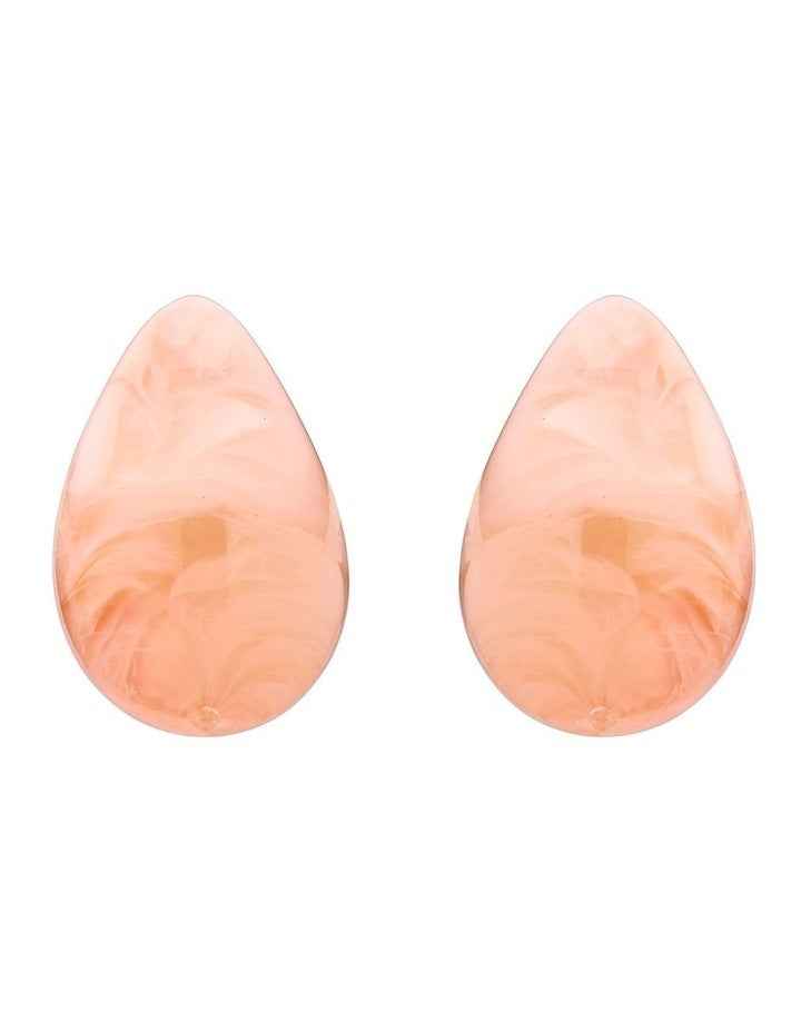 Teardrop Earrings in Blush
