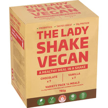 The Lady Shake Diet High Protein Low Sugar Variety Pack Meal Vegan 56g x 14 pack