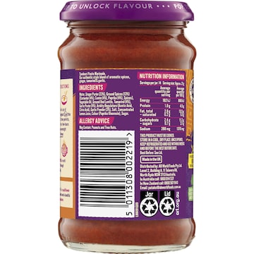Patak's Mild Tandoori Indian Paste Marinade 295g