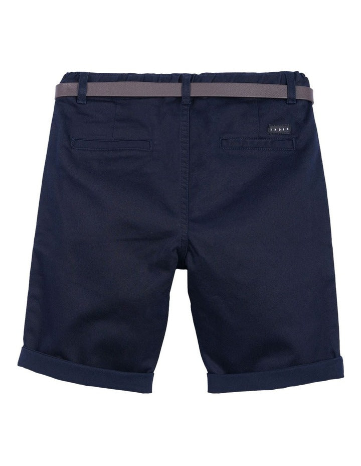 Cuba Chino Short in Deep Navy (000-2 Years)