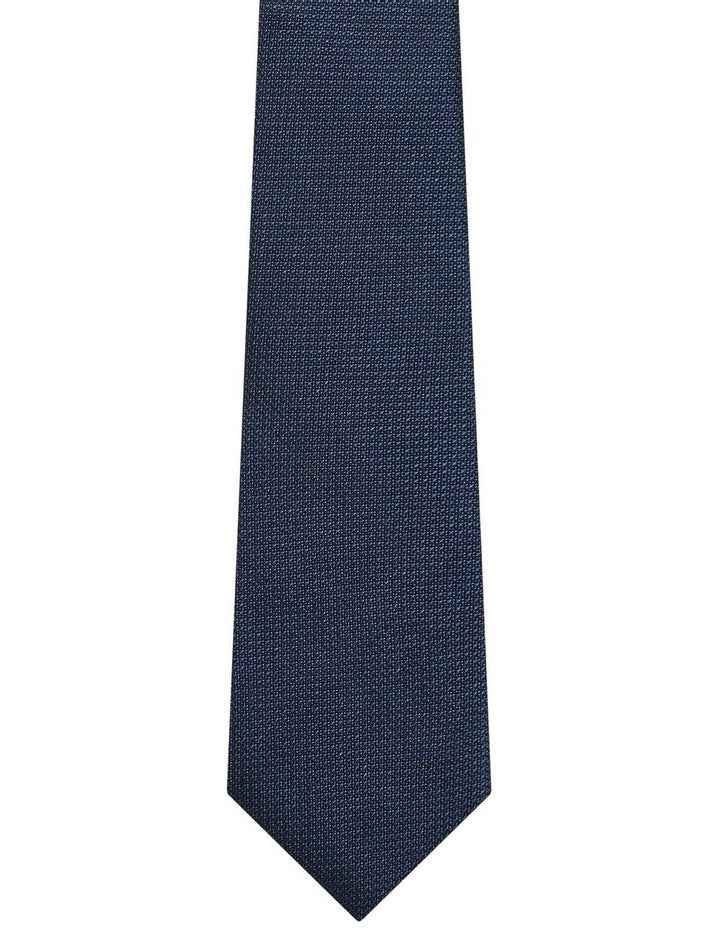 Silk Texture Tie in Navy