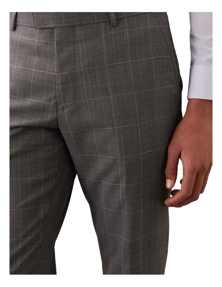 X-SLIM SUIT PANT PRINCE OF WALES CHECK BLUE