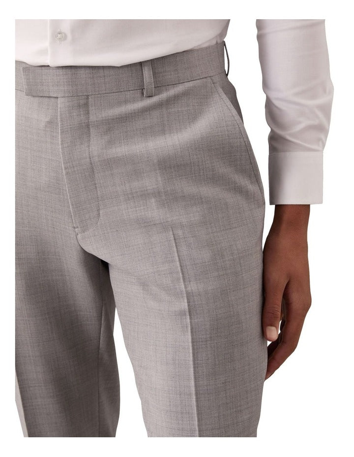 X-Slim Bi Stretch Twill Suit Pant in Grey