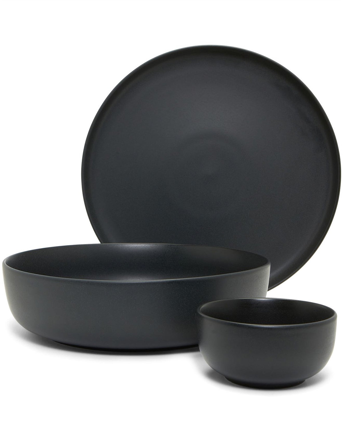 Airlie 28cm Stoneware Serving Bowl Black