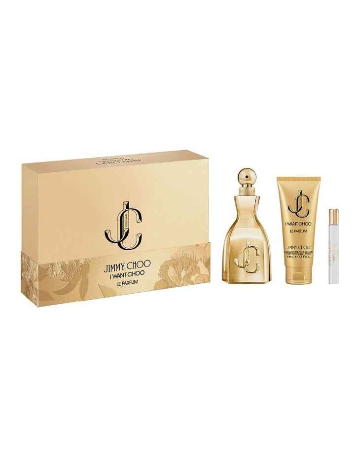 Jimmy Choo I Want Choo Le Parfum Christmas Set (100ml + 7.5ml + Body Lotion 100ml)