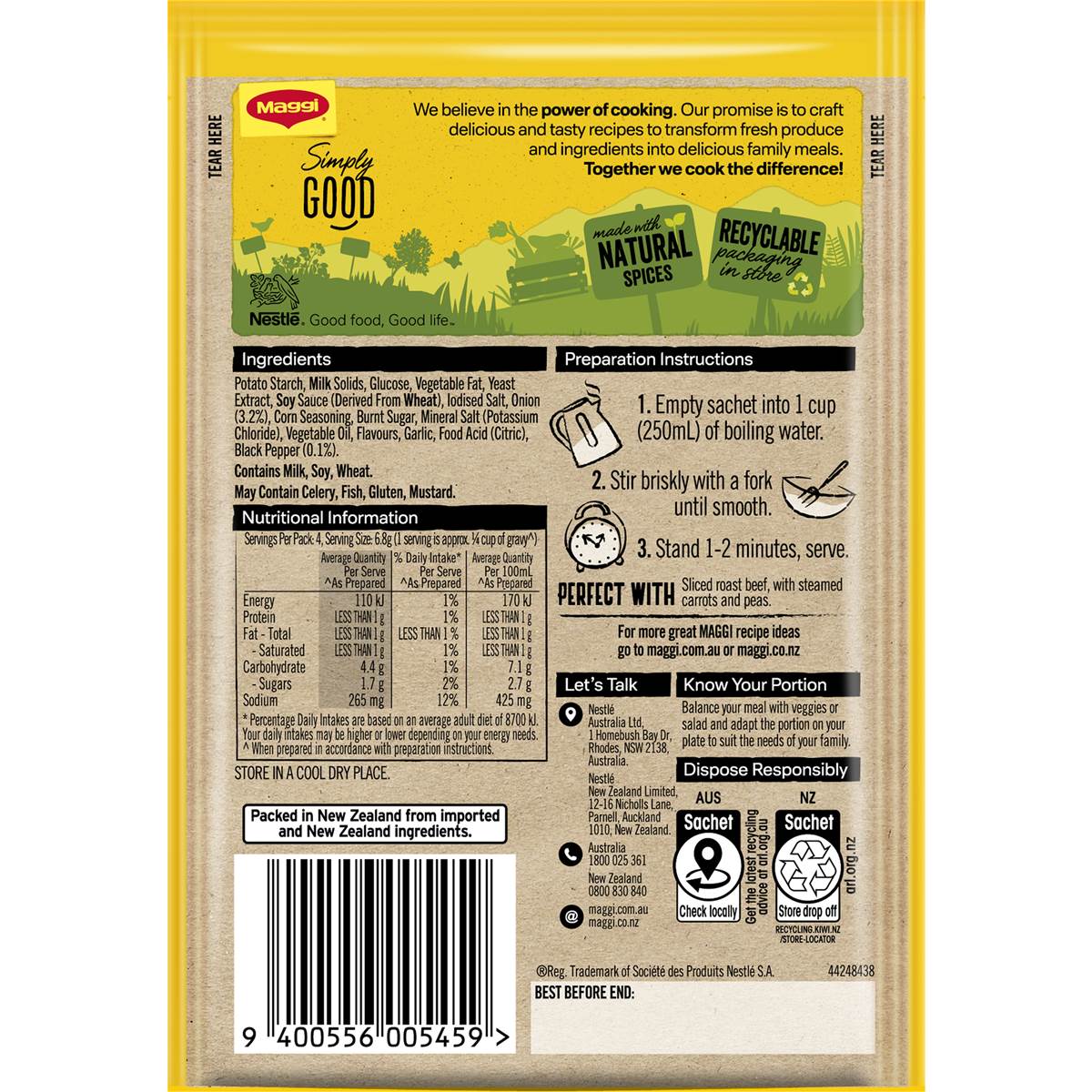 Maggi Gravy Mix Roast Meat 27g