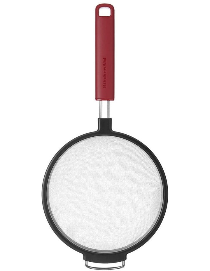 Stainless Steel Mesh Sieve in Empire Red