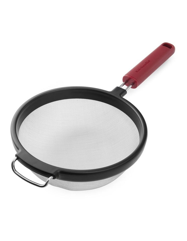 Stainless Steel Mesh Sieve in Empire Red