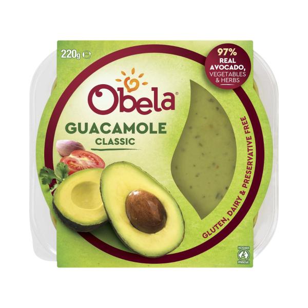 OBELA DIP CLASSIC GUACAMOLE 220G