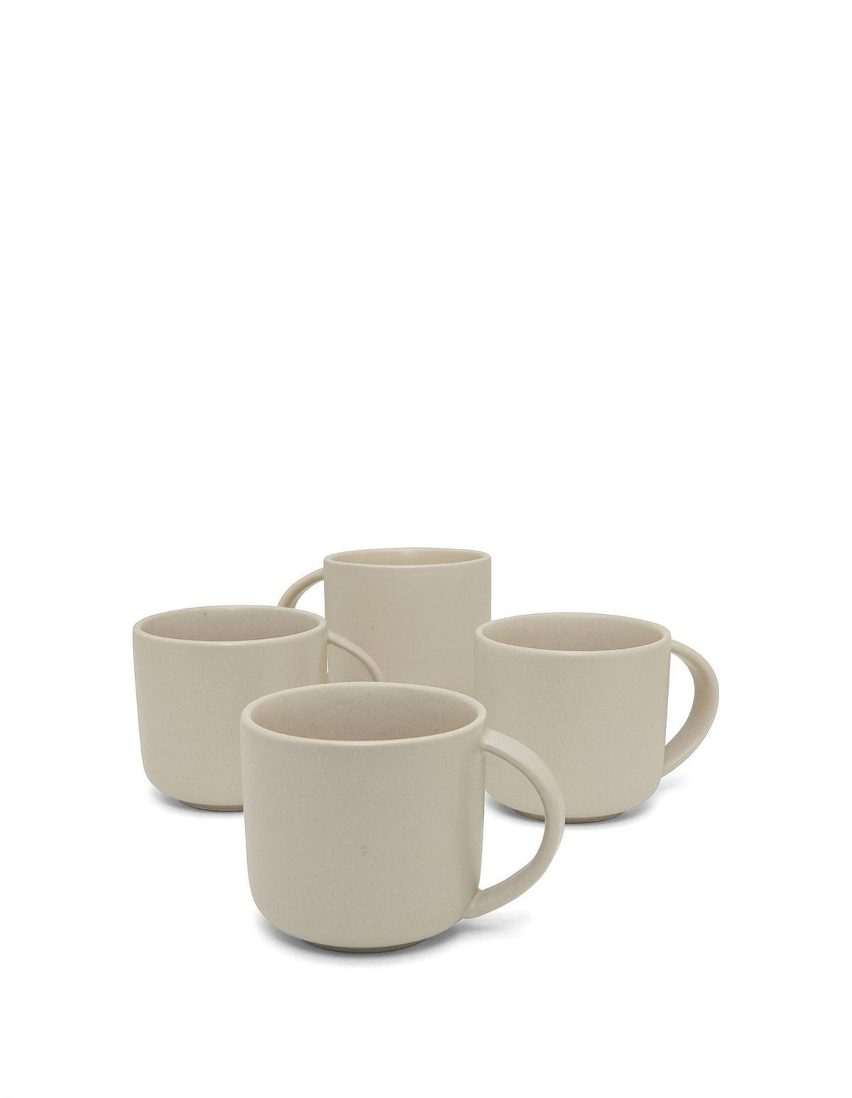 Airlie Sand Stoneware Mugs Set of 4 Sand