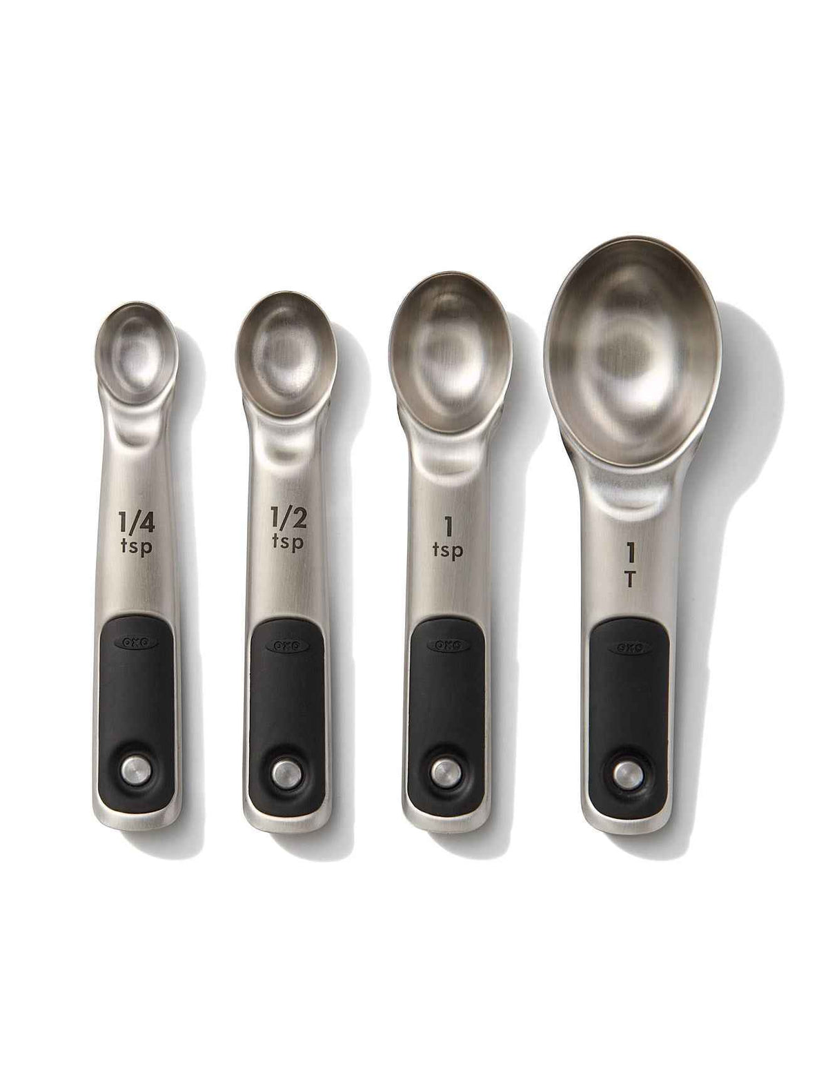 4-Piece Stainless Steel Measuring Spoon Set