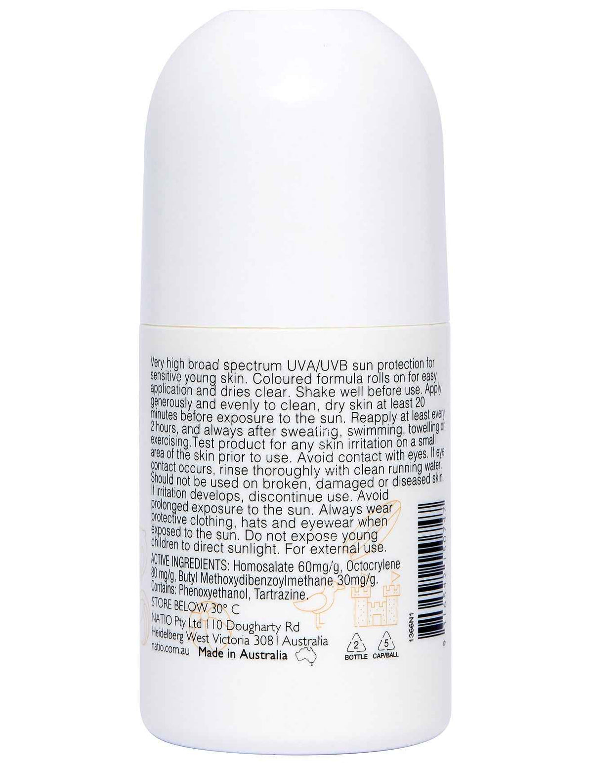 Kids Everyday Sensitive Sunscreen SPF 50+ Roll-On 100ml