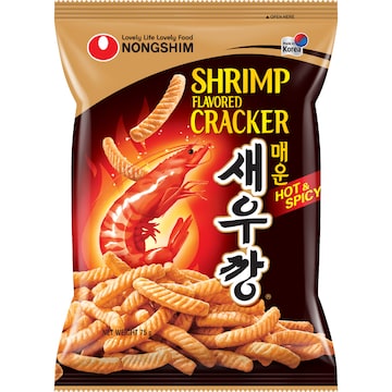 Nongshim Shrimp Flavoured Chips Hot & Spicy 75g