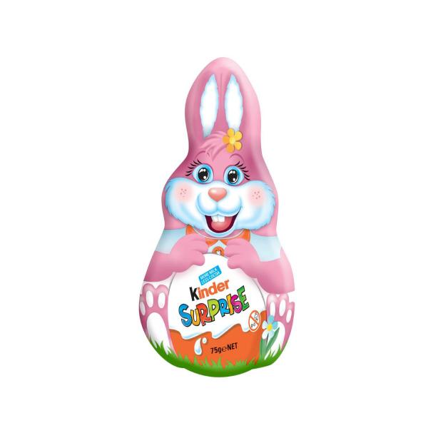 KINDER SURPRISE CHOCOLATE EASTER BUNNY PINK 75G