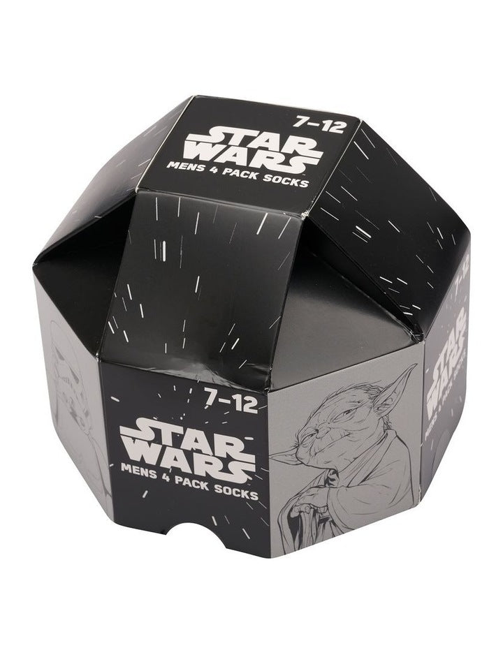 Crew Socks Box 4 Pack in Multi