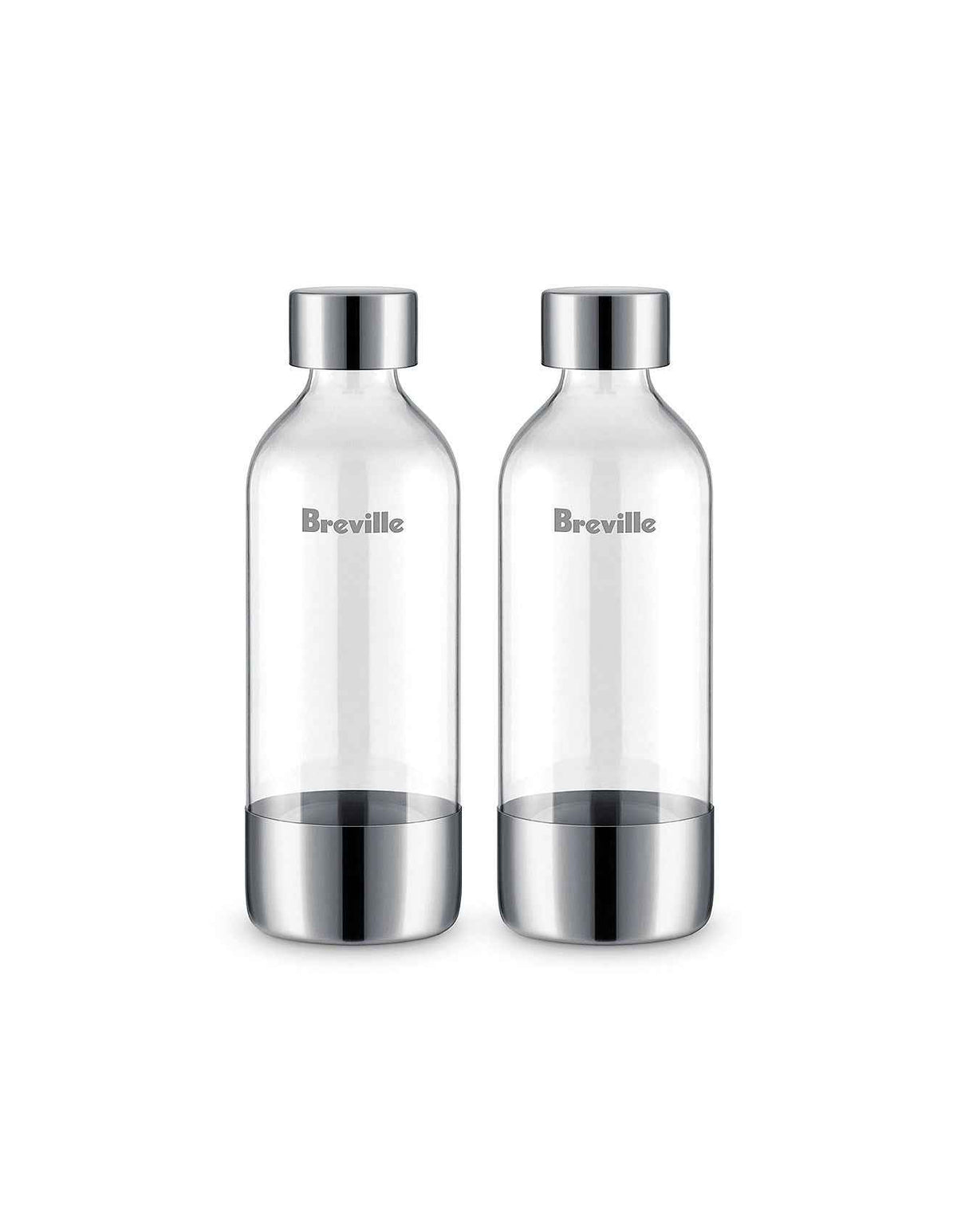 BCA001BSS InFizz Bottles 1L 2 Pack Stainless Steel